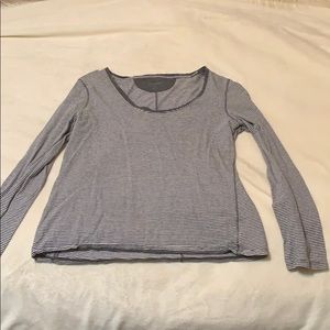 Calvin Klein performance striped long sleeve shirt